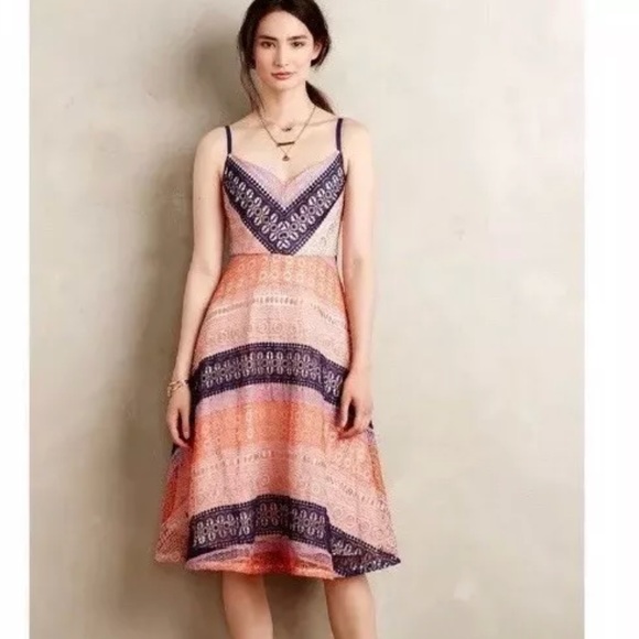 Anthropologie Dresses & Skirts - Anthropologie Dress Maeve Summer Cottage Lace 4